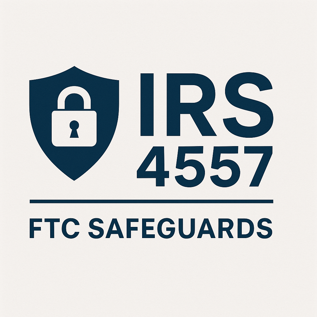 IRS 4557 / FTC Safegaurds Logo - Lex Corp Solutions